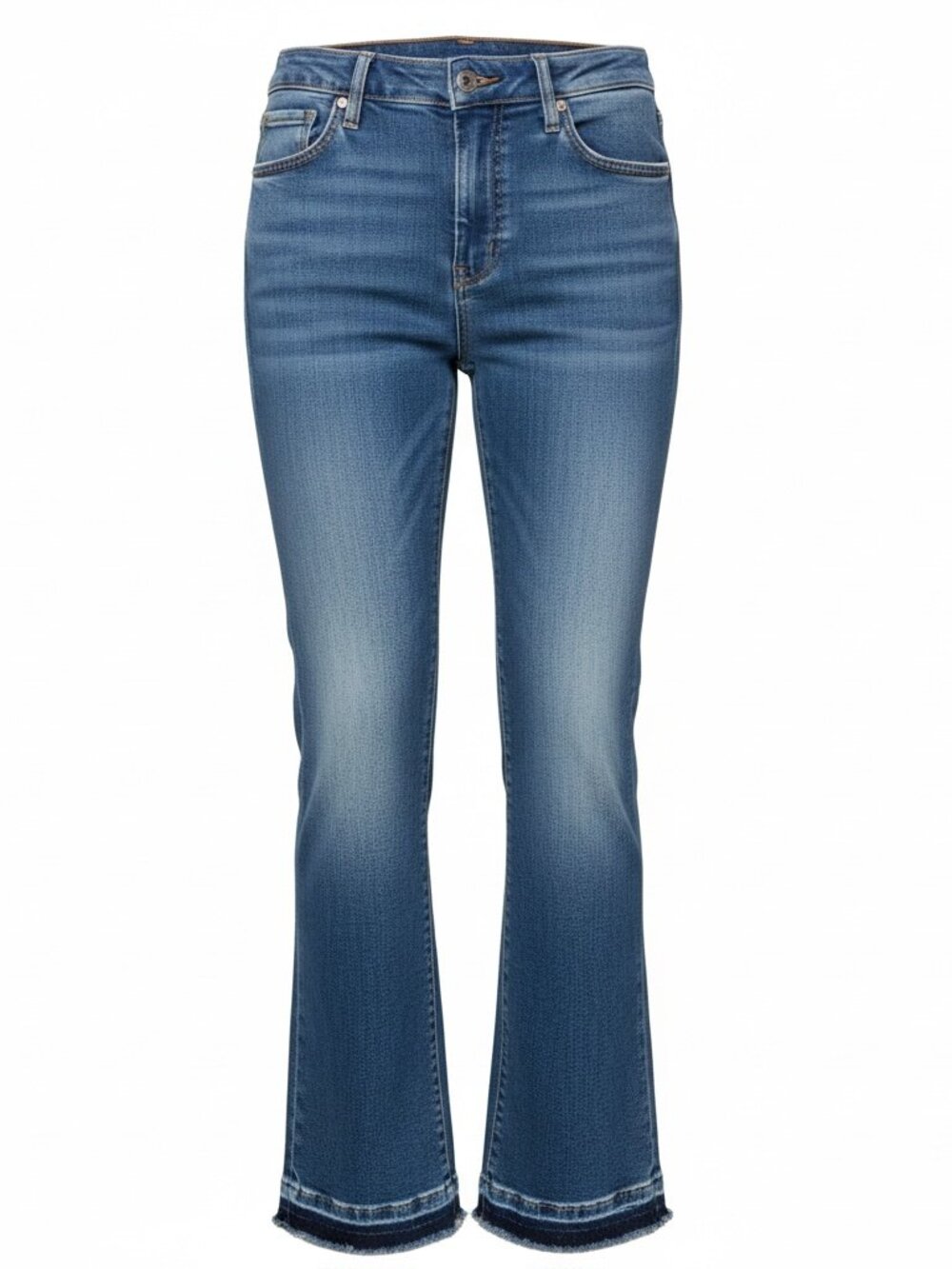 Mother The Insider Ankle Fray Jeans Beyond The Sky Wash Size 27